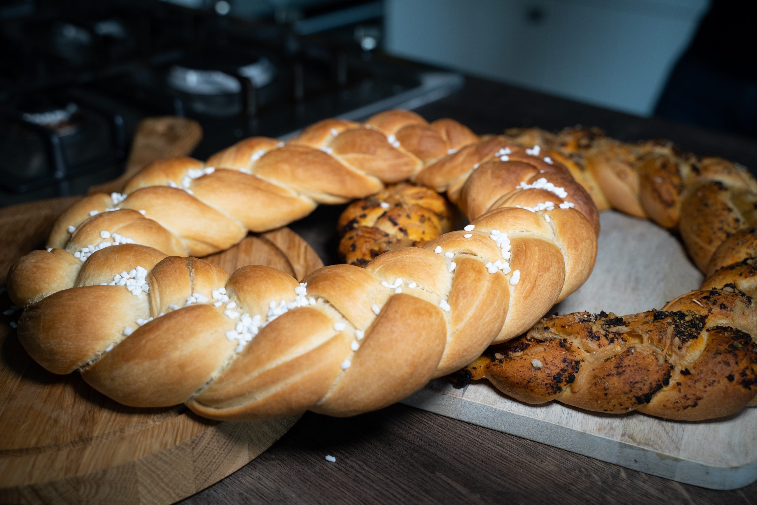 Veganer Hefekranz