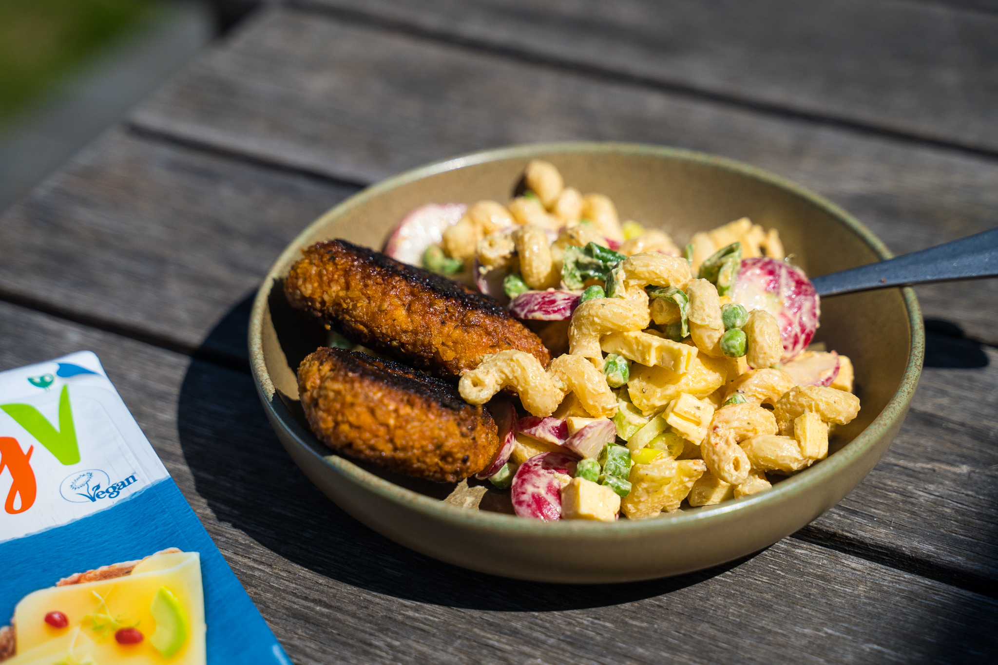 Veganer Nudelsalat