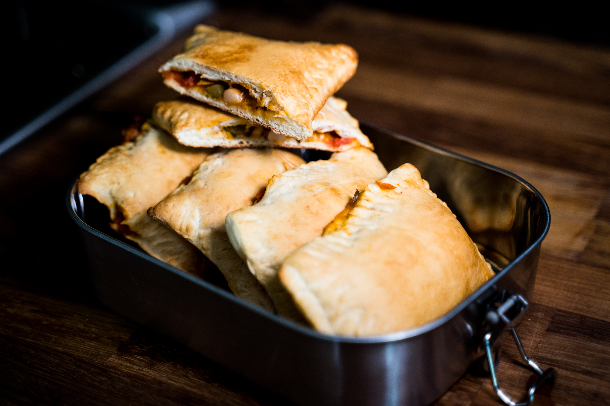 vegane pizzataschen